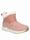 Botín rosado de niña, estilo delicado y resistente, ideal para actividades al aire libre.