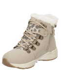 Botín beige versátil para niñas, ideal para jugar al aire libre o completar un look casual.