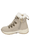 Botín para niña, color beige, estilo casual, con excelente agarre para caminar sobre cualquier superficie.