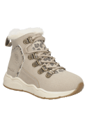 Botín beige para niña de Panama Jack, estilo informal, ideal para aventuras urbanas y al aire libre.