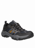 Zapatilla azul outdoor de hombre, combinación de textil y sintético, ideal para actividades diarias.