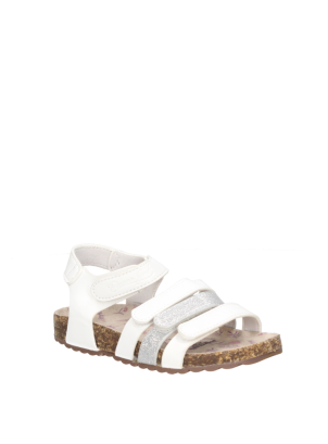 Sandalia Niña ( 22 AL 27 ) G713 PANAMA JACK blanco