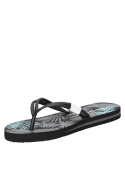 Sandalia negra casual de mujer, resistente y ligera, ideal para disfrutar del verano.