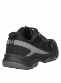 Zapatilla negra de hombre con punta redonda y forro de mesh, resistente y dinámica.