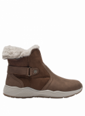 Calzado infantil camel, diseño moderno con suela robusta texturizada, perfecto para actividades al aire libre.