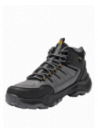 Botín gris de hombre, estilo trekking, ideal para uso diario en invierno, ofrece soporte y estabilidad en climas fríos.