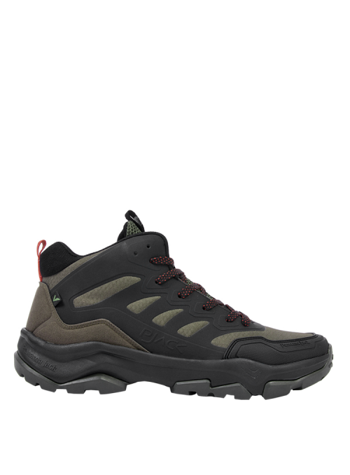 Botín verde para hombre, estilo outdoor, moderno y robusto, ideal para actividades al aire libre y look casual.