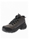 Botín utilitario gris para hombre, adecuado para actividades al aire libre y días lluviosos en la ciudad.