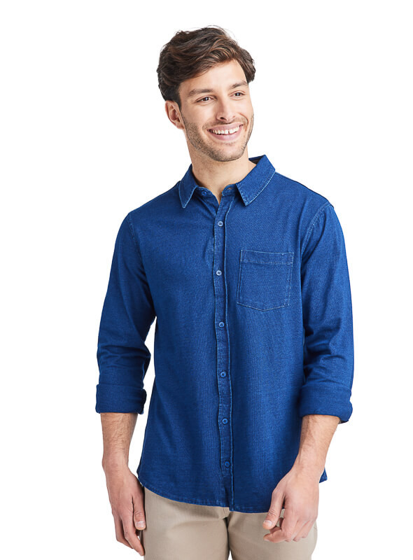 Camisa Ibiza H938 PANAMA JACK azul