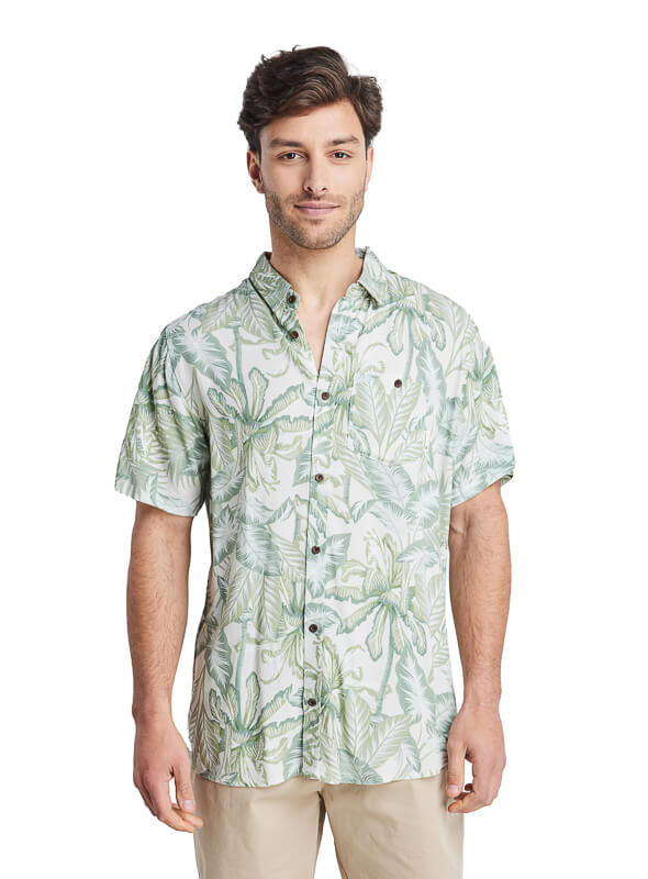 Guayabera Sitges Hombre G973 PANAMA JACK verde