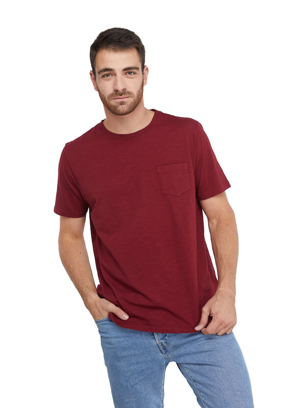 Polera Mallorca Hombre D146 PANAMA JACK burdeo