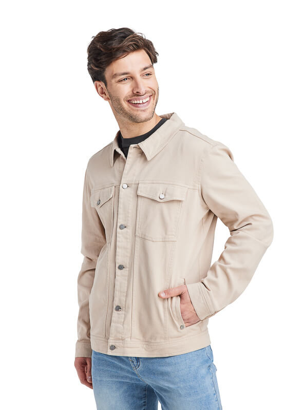 Chaquetas beige vestir on sale
