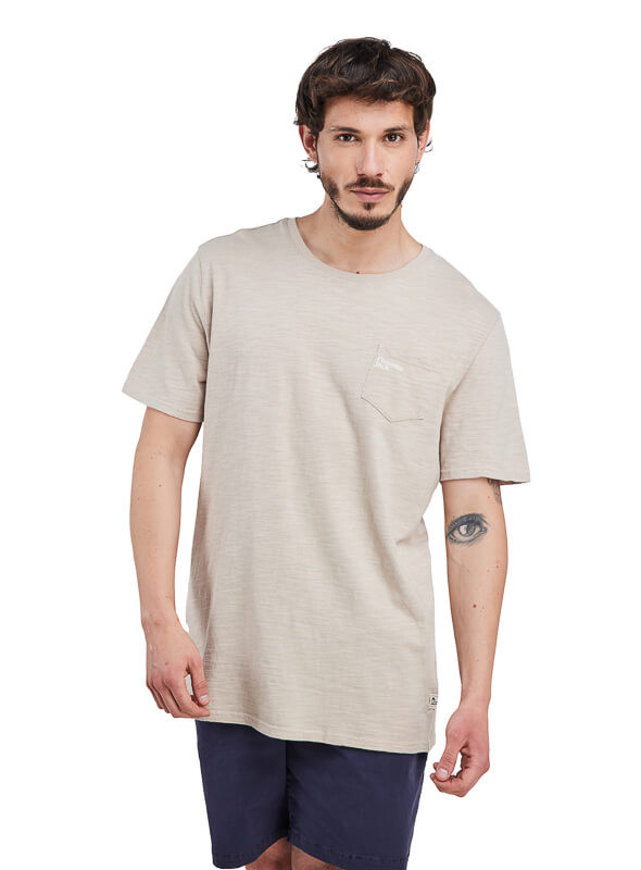 Polera clearance beige hombre