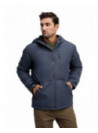 Parka azul para hombre, estilo casual, ideal para actividades outdoor en clima frío.