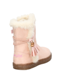 Calzado rosado casual para niña, con estilo acogedor y cálido, adecuado para el invierno y actividades al aire libre.