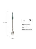 Bombilla outdoor verde unisex que realza la experiencia del mate sin obstrucciones.