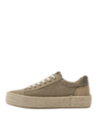 zapatilla taupe de mujer, caña de 7.3 cm, adecuada para un estilo de vida dinámico.