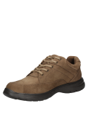 Zapato casual de cuero gamuzado café para hombre, diseño moderno de Panama Jack.