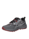 Zapatilla gris de hombre para trail running, ideal para actividades outdoor, con diseño geométrico en los costados.