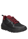 zapatillas deportivas negras para mujer con cordones gruesos y lengüeta acolchada, perfectas para un ajuste seguro y cómodo.