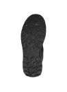 Zapatillas negras de trail running para mujer, diseño moderno y versátil, ideales para actividades al aire libre.