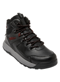 Calzado masculino casual en color negro, con cordones y ojales reforzados que aseguran un ajuste seguro y cómodo.