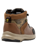 Calzado camel para niño, textil/EVA, diseñado para explorar con seguridad y estilo.