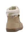 Botín beige para niña de estilo casual con diseño montañés, perfecto para un look urbano y outdoor.