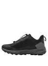 Zapatilla negra de hombre, perfecta para el atletismo, con costuras mínimas y calce seguro, adecuada para un look casual.