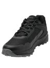 Zapatilla negra de trail running para mujer, versátil y adecuada para ocasiones informales y uso diario en la ciudad.