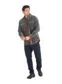 Sobrecamisa castellana J923 Panama jack Gris