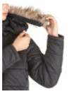 Parka mayor J915 Panama jack Negro