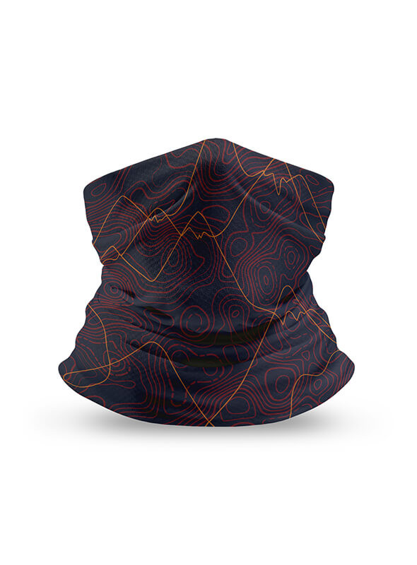 Bandana gris para niño, estilo versátil y deportivo, confeccionada en poliéster reciclado, ideal para el uso diario.