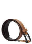 cinturón hombre camel estilo clásico de cuero resistente para actividades cotidianas