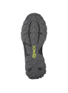 Botín negro de trail running para hombre con diseño robusto, ideal para salidas al aire libre y caminatas suaves.