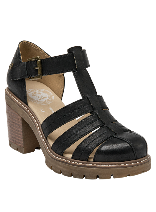 Sandalia mujer K614 Panama jack Negro