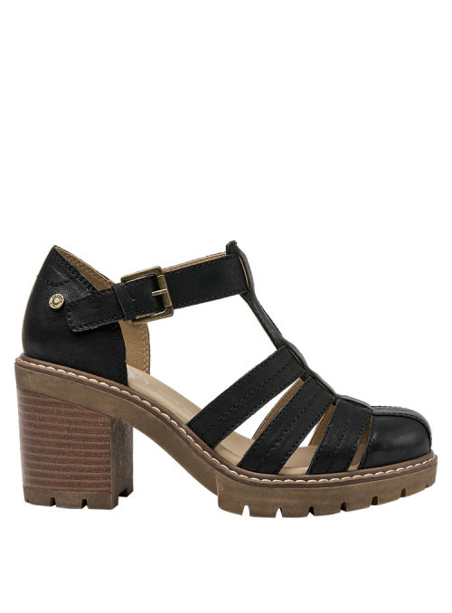 Sandalia mujer K614 Panama jack Negro