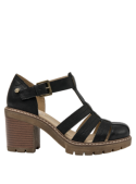 Sandalia mujer K614 Panama jack Negro
