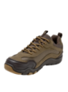 zapatilla café de cuero para hombre, ideal para actividades al aire libre