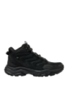 Botín negro de hombre estilo outdoor con punta redonda, ideal para aventuras urbanas.