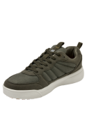 Calzado casual verde para hombre, ideal para el día a día, con forro de malla mesh.