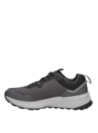 Zapatilla sintética gris de hombre con caña de 5 cm y estilo aventurero.