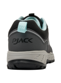 zapatilla textil gris para mujer con forro de malla mesh y punta redonda