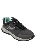 zapatilla gris de mujer estilo running con diseño moderno y resistente
