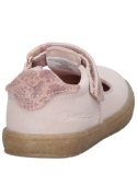 Zapatilla rosada para niña, diseño casual con forro de pu, altura de caña de 5 cm, segura y funcional.