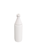 Botella rosada para niño, estilo outdoor, acero inoxidable, ideal para actividades al aire libre.