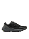 calzado masculino negro para correr, suela con excelente agarre y taco plano de 4 cm