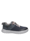 sneaker azul para niño con caña de 4 cm y forro textil