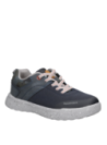zapatilla azul casual para niño con taco plano de 3.5 cm y punta redonda