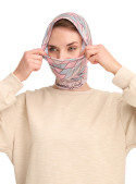 Bandana rosada unisex para niño, estilo deportivo, ideal para actividades al aire libre.